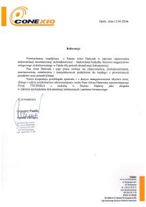 Referencja od: Conexio