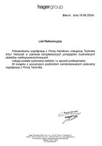 Referencja od: Hager Group